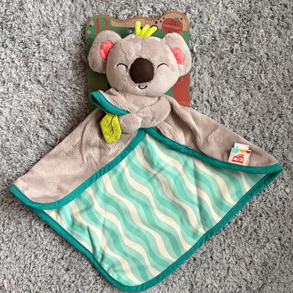 ✨$9✨NWT•B. toys Koala Security Blanket with Crinkle